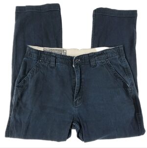 Rapha Mechanics Trousers Mens Size 36x32 Navy Blue Relax Fit Work Pants